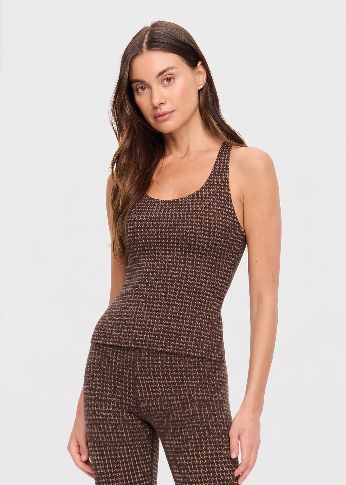 Zinnia Lenny Tank Top-Check
