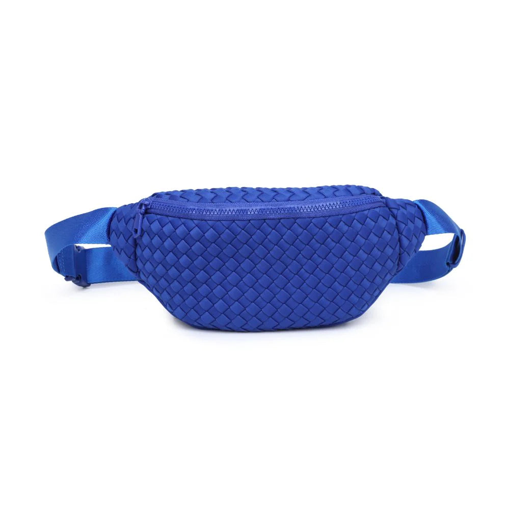 Aim High Woven Neoprene Belt Bag- Royal blue