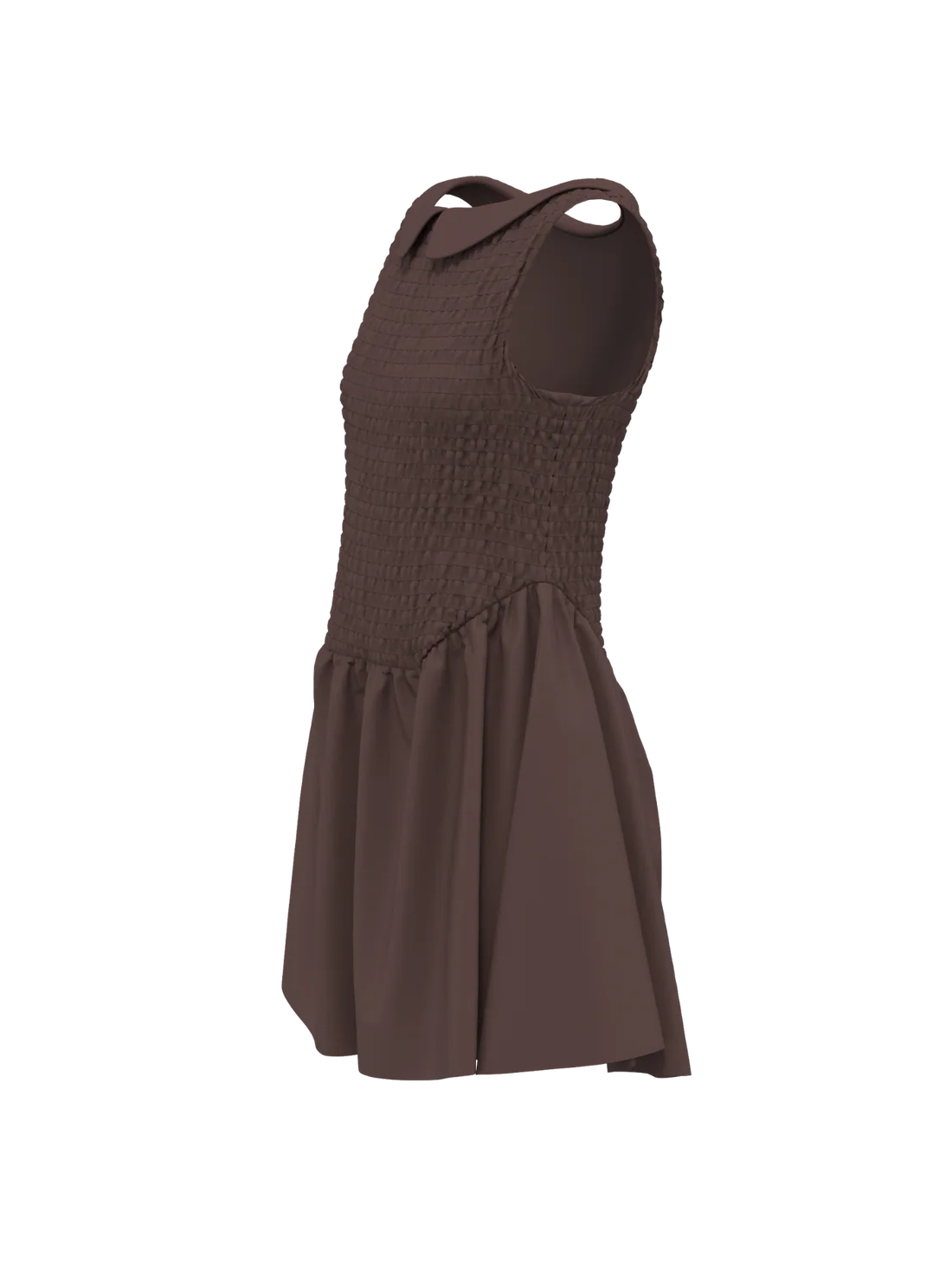 Heron Dress-Umber