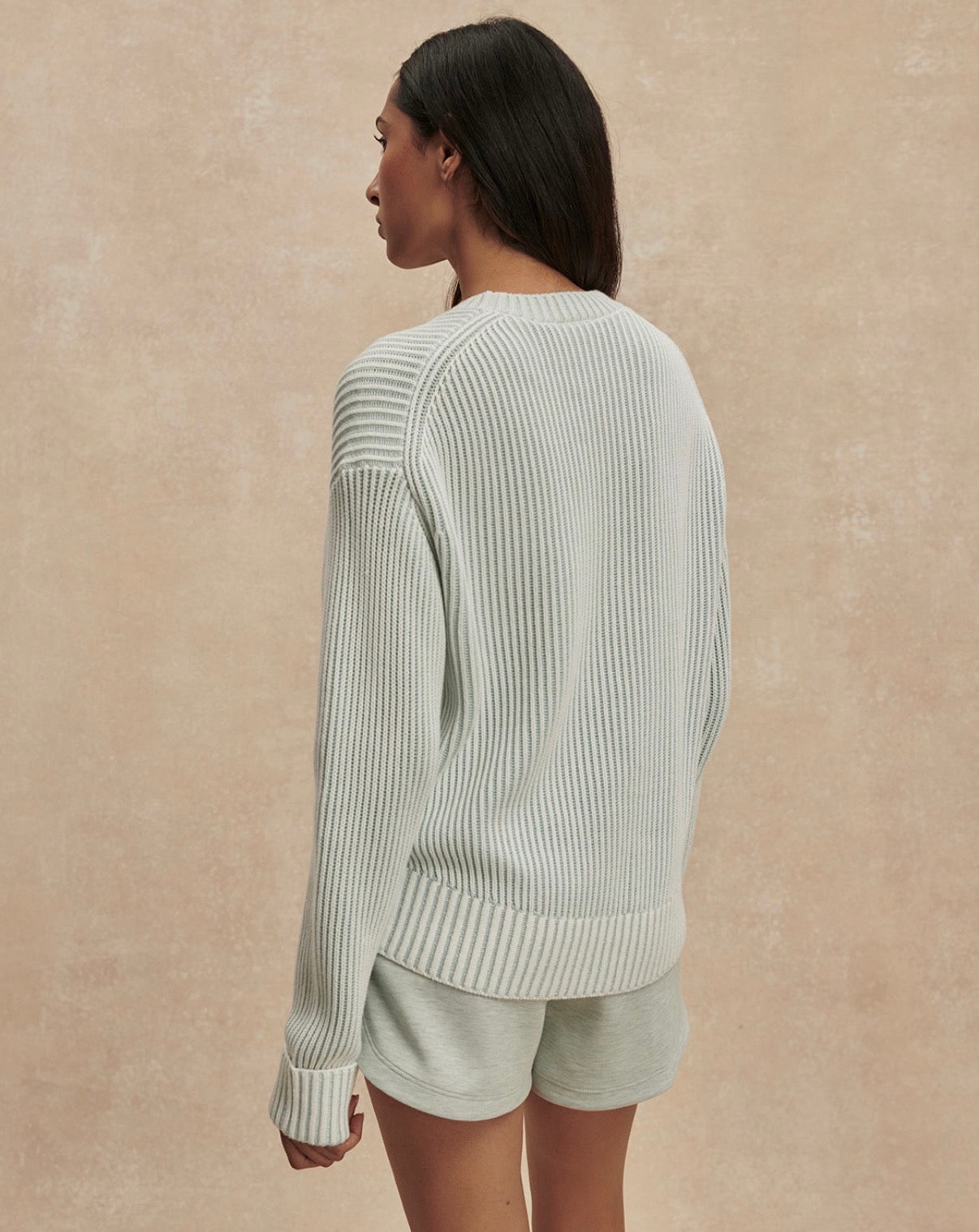 Seymour Knit Sweater- blue haze/snow white