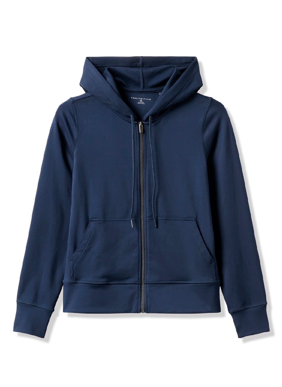 Smoothknit zip hoodie- navy blazer