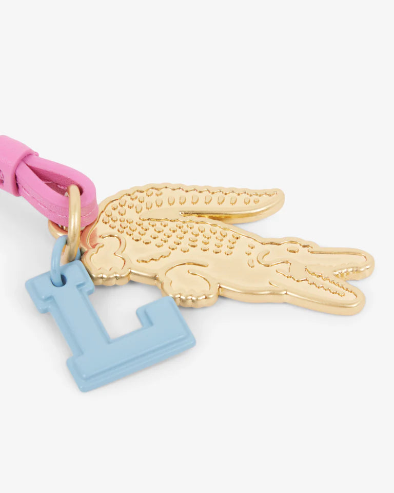 Tennis Racket Mirror L Charms Key Ring- fuschia