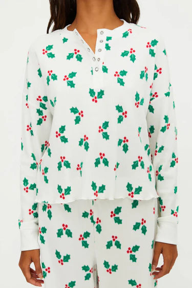 Pacific Long Sleeve Sleep Set- Frosted Holly