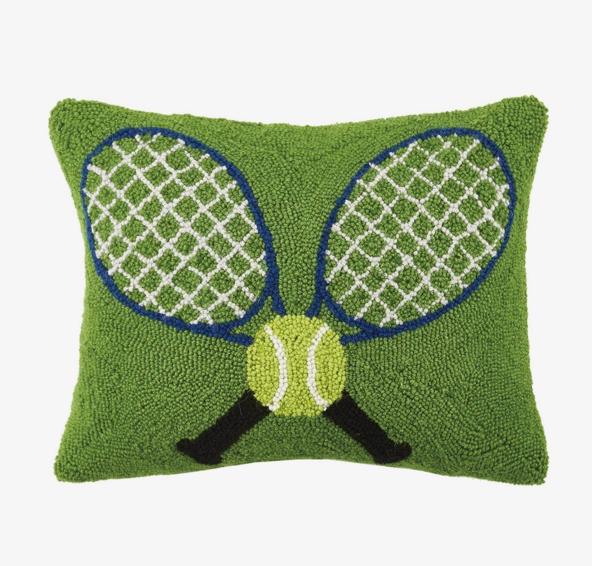 Crossed Tennis Racquets hook pillow
