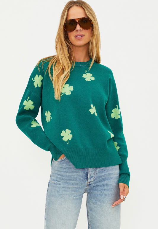 Callie Sweater- clover green