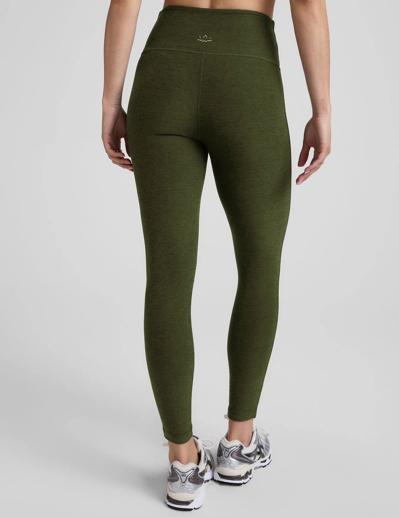 Spacedye Ready Midi Legging- army green heather