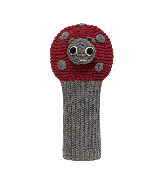 Ladybug crochet golf cover