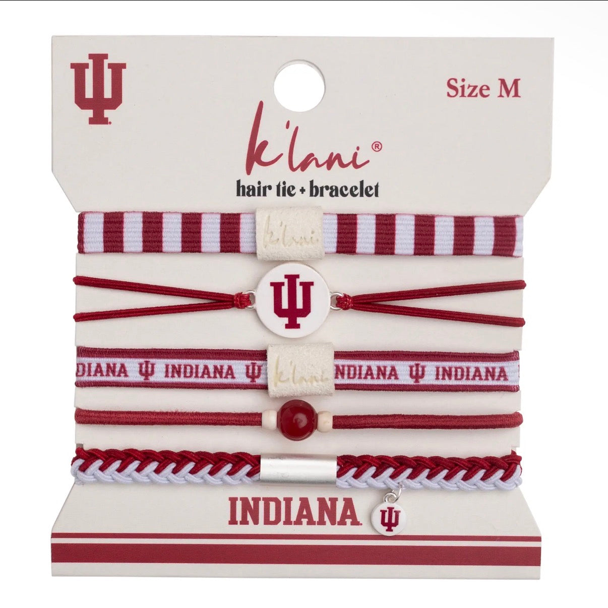 Indiana hair tie bracelets