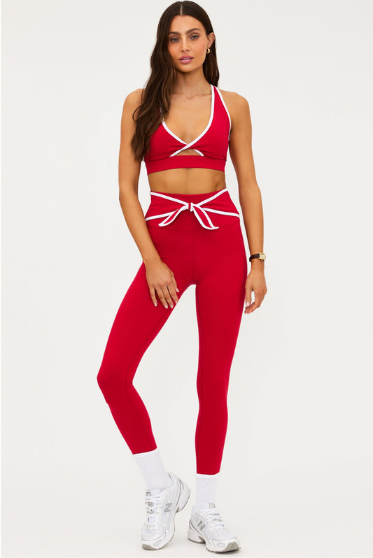 Violetta legging- peppermint two tone