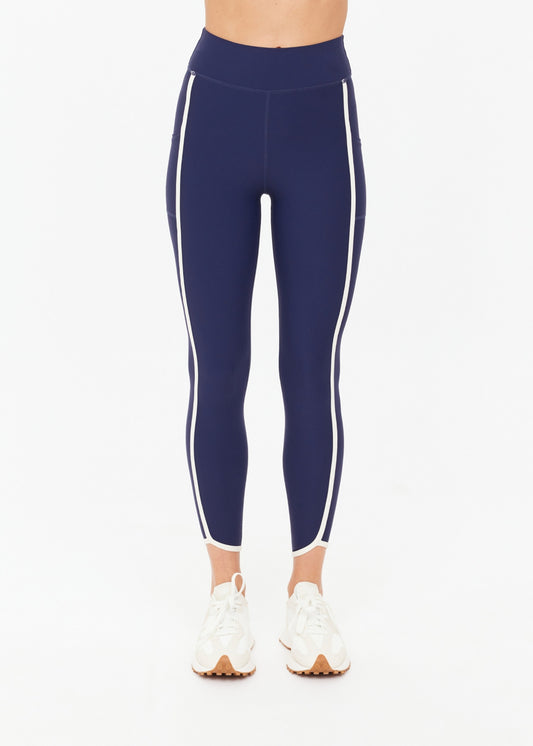Samara 25in Midi Pant- navy