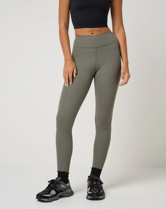 Pulse Leggings-Olive Smoke