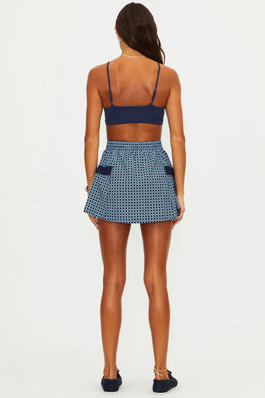 Clyde Skirt Twilight Tides Geo