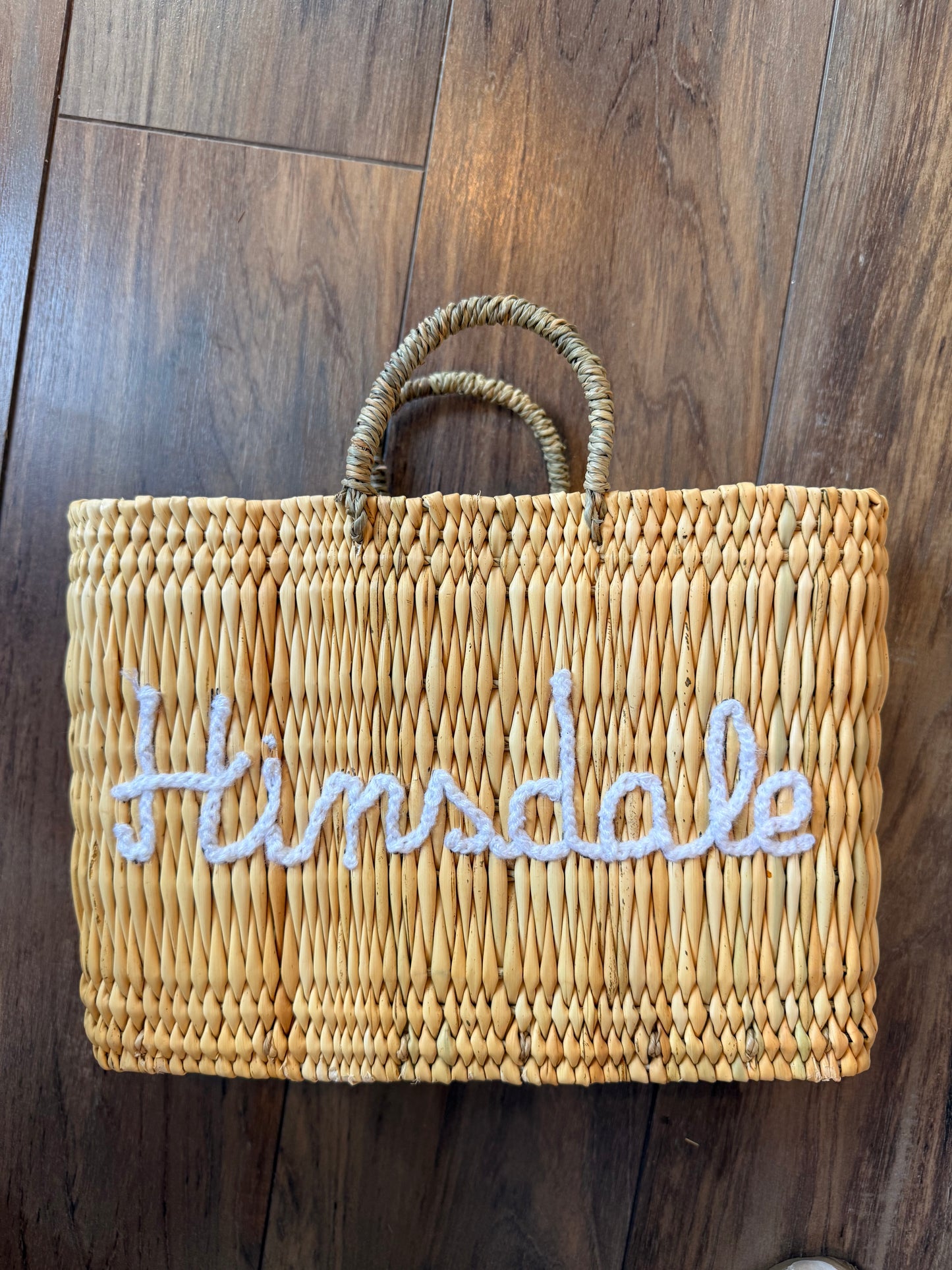 "Hinsdale" Rattan Bag- small