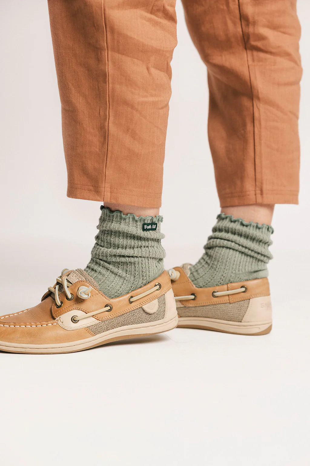 Reef Ruffle Sock-Sea