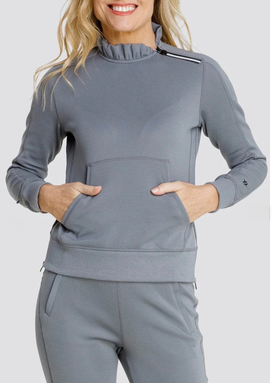 Condoleezza Pullover- Cool Mist