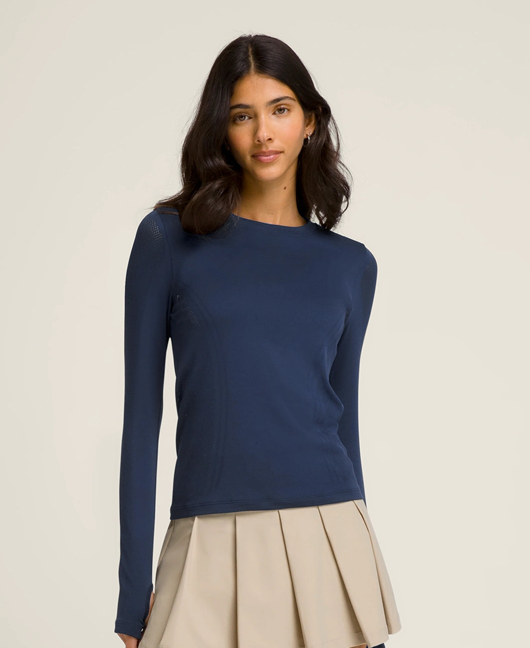 Pro Seamless Longsleeve-navy