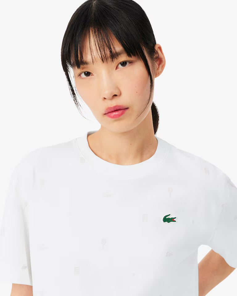 Oversized Ultra Dry Tennis T-Shirt- white