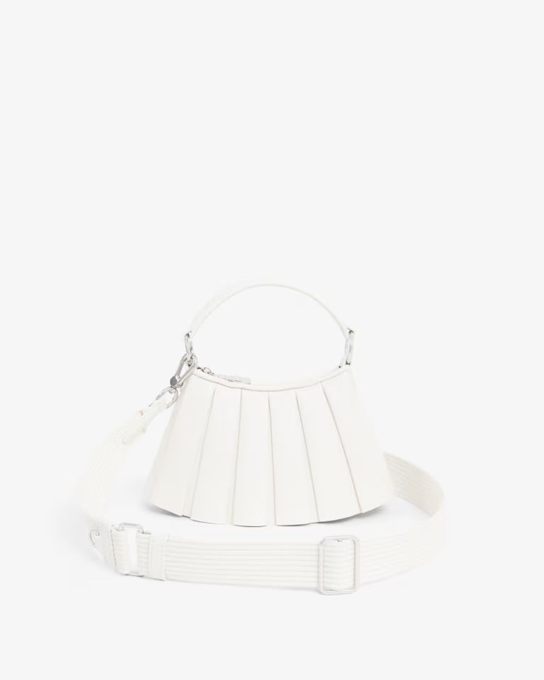 Mini Lenglen Leather Bag- Cristalline