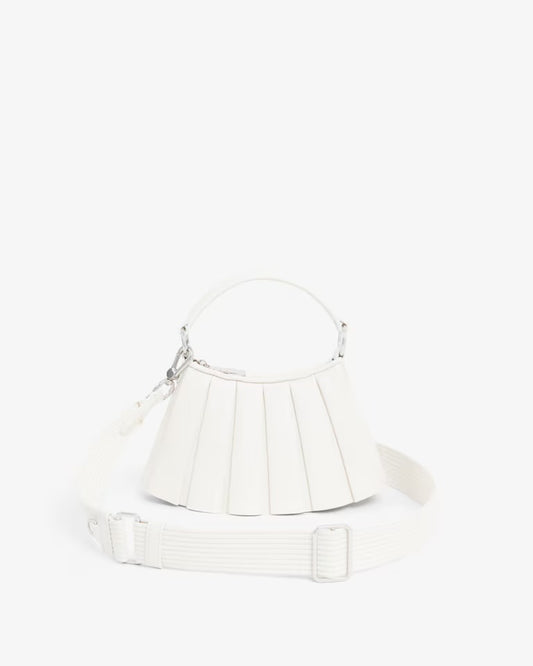 Mini Lenglen Leather Bag- Cristalline