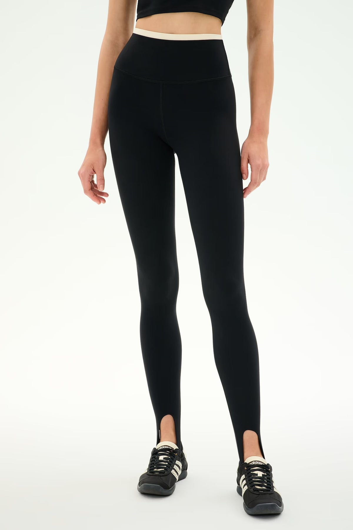 River Dual Waist Airweight stirrup- black/creme