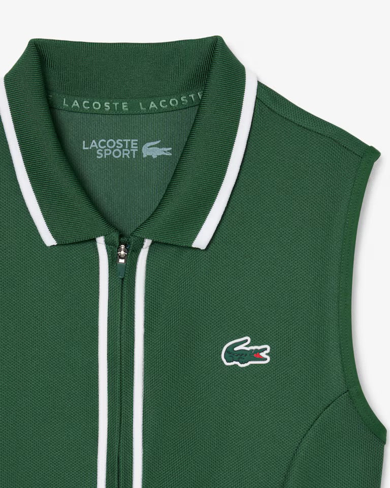 Women's Ultra Dry Heritage Trim Golf Dress- Green