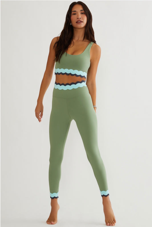 Stacy 7/8 Legging- Sage Mist