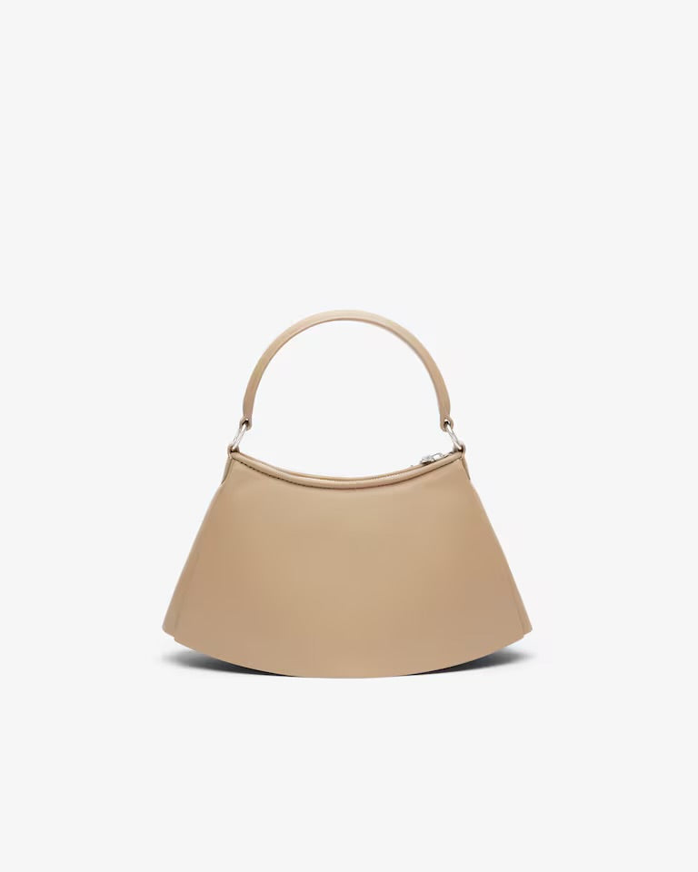 Small Lenglen Leather Bag-Viennois