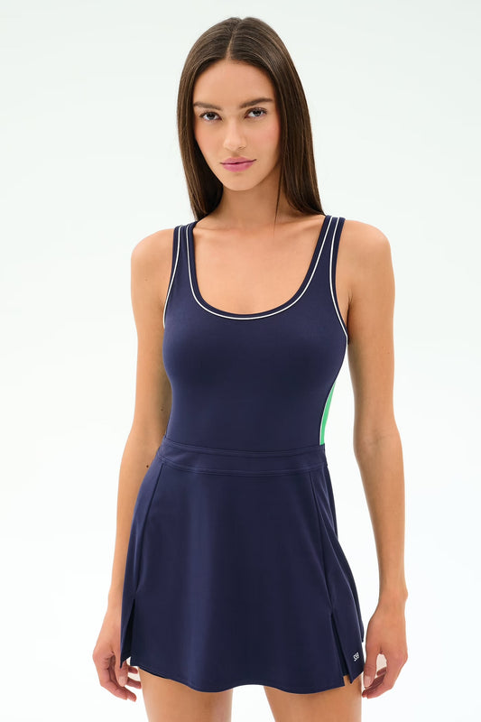 Martina Rigor Dress Colorblock-indigo/spearmint