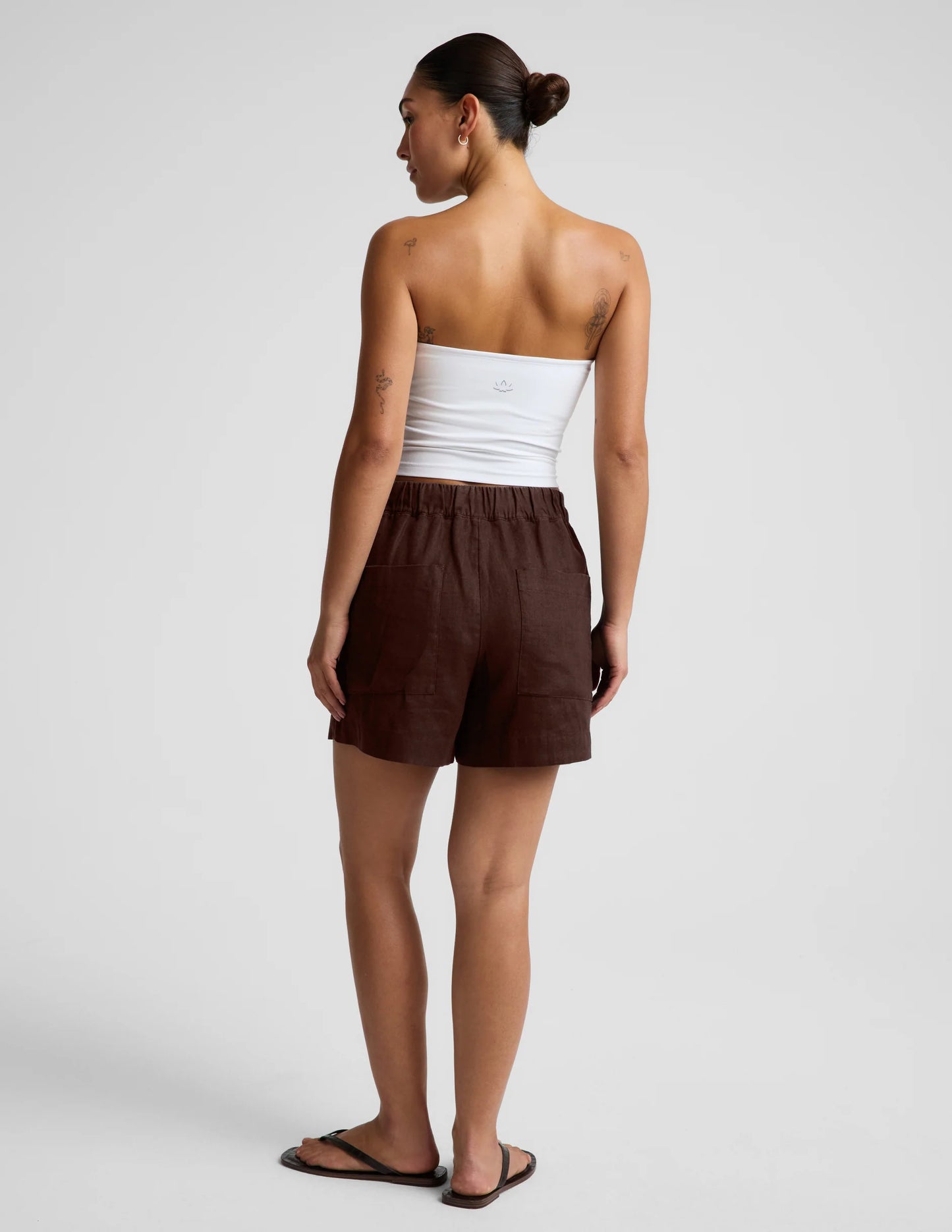 SoftWash Linen Easy Short- iced mocha