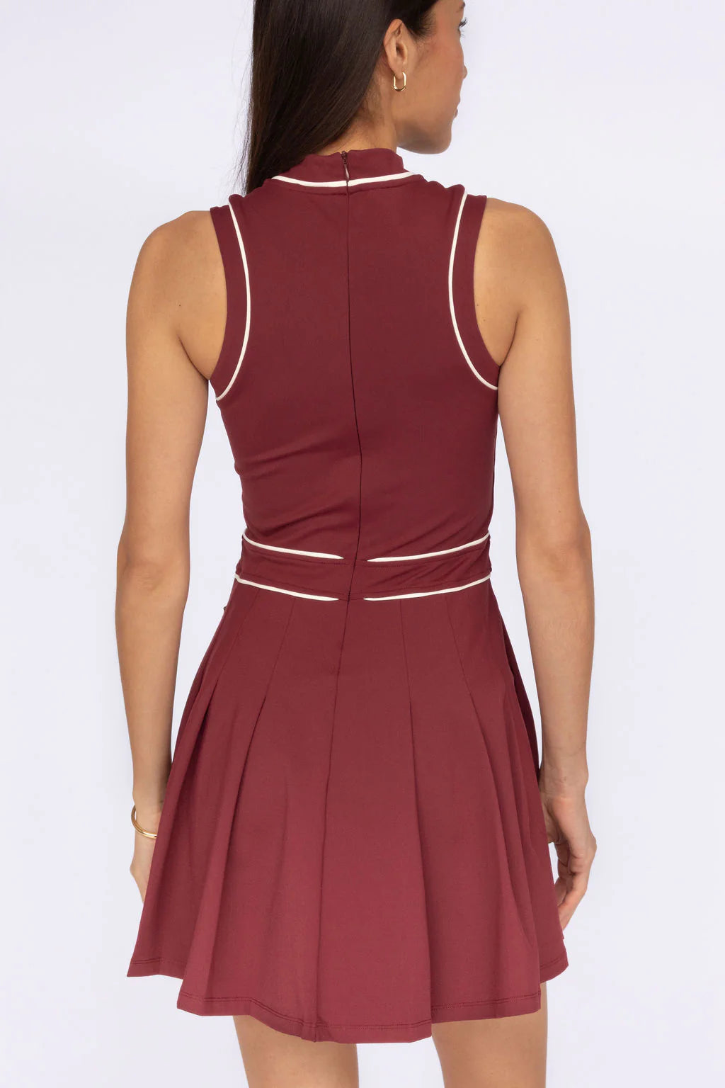 Tate dress- burgundy