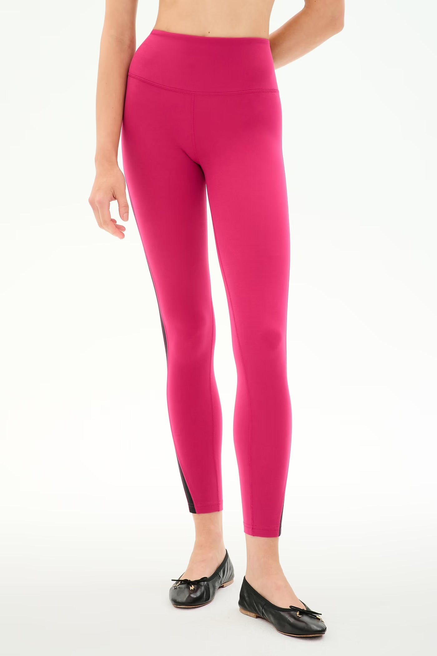 Miles High Waist Rigor 7/8- Sangria/Black