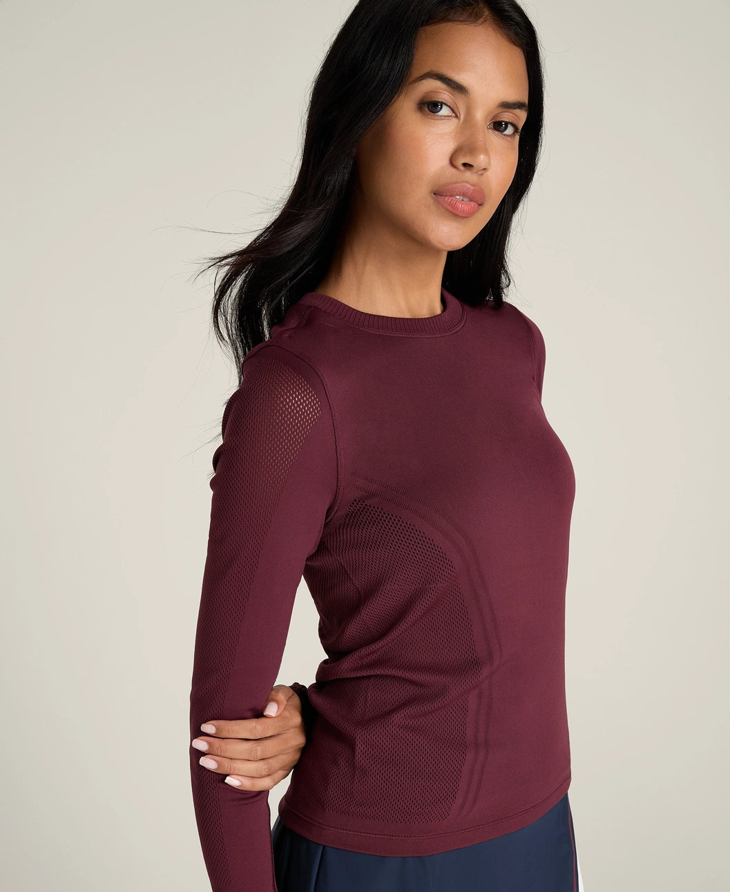Pro Seamless Longsleeve-port royale