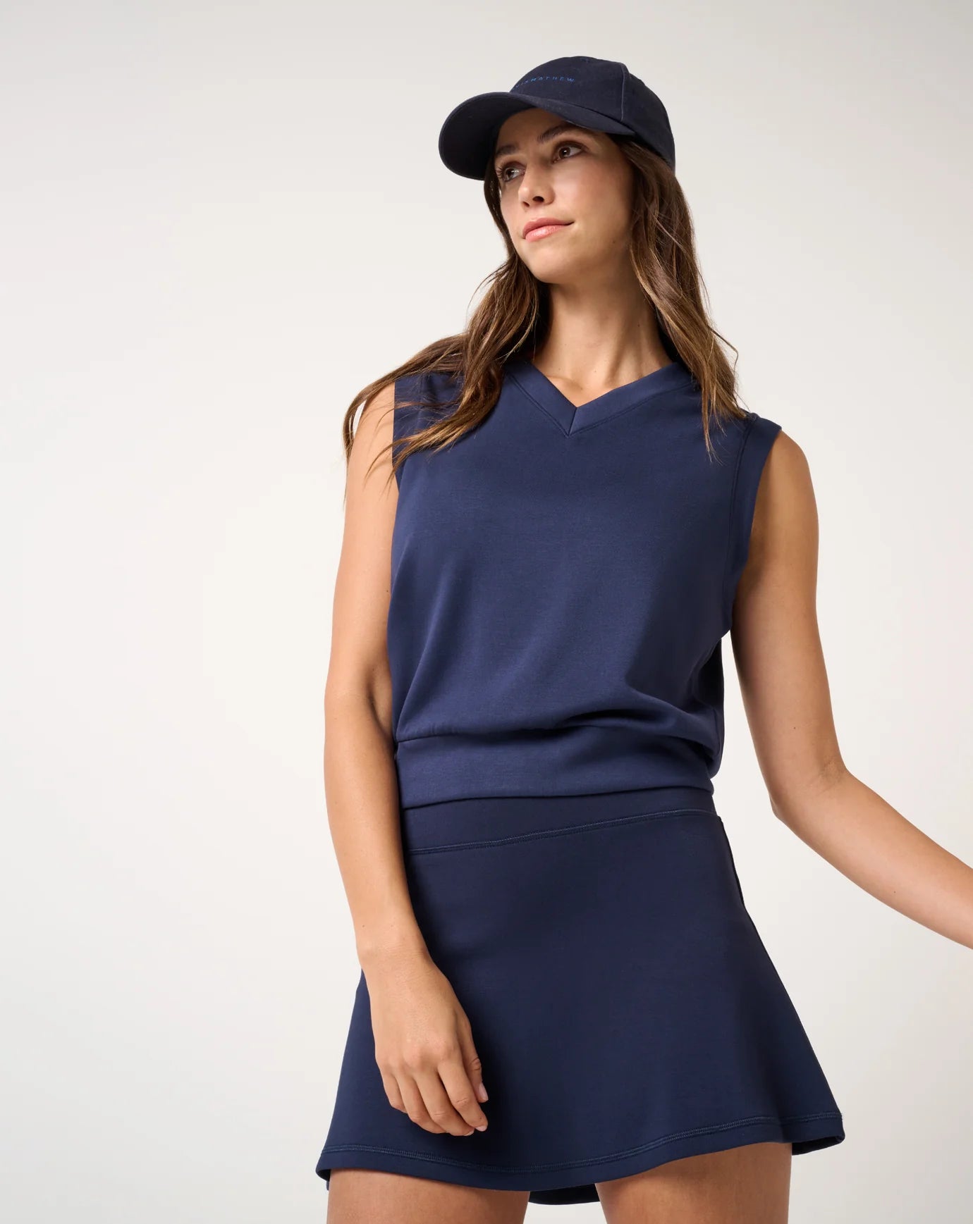 Skyloft Soft Vest- navy blazer