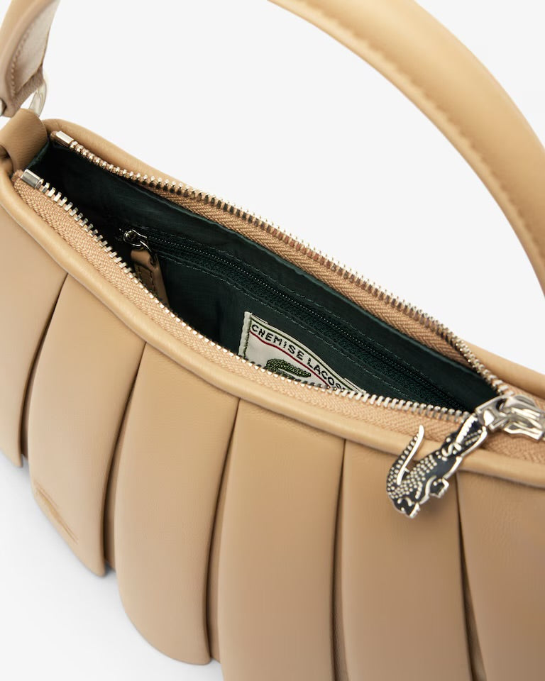 Small Lenglen Leather Bag-Viennois