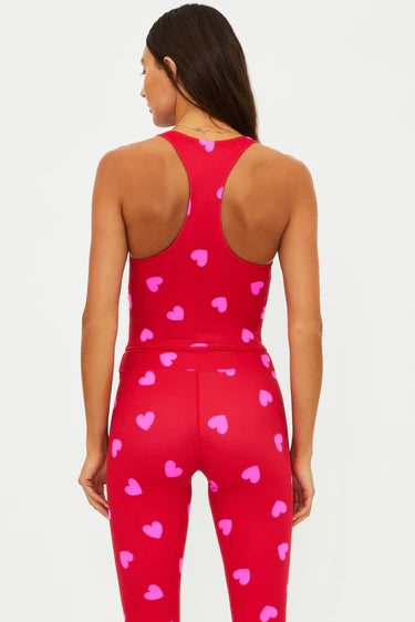 Yara Top Royal Red Hearts