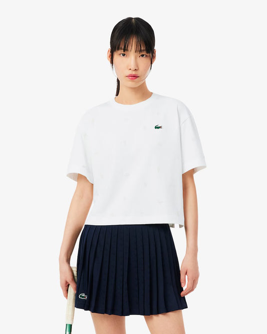 Oversized Ultra Dry Tennis T-Shirt- white