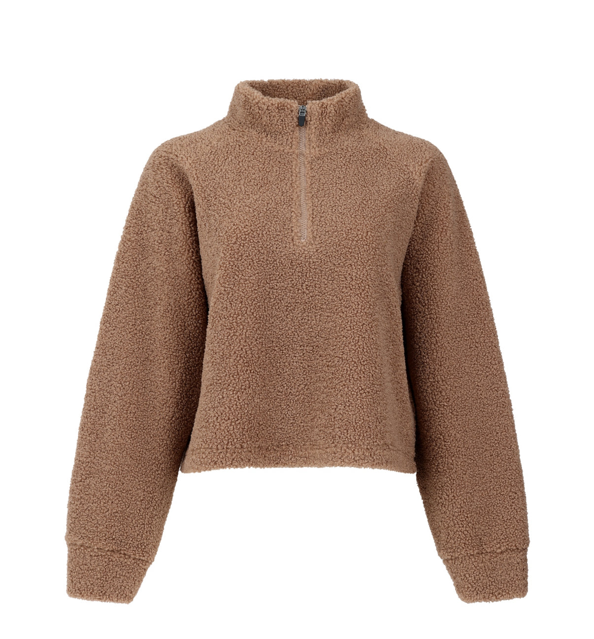Lucia half zip Sherpa