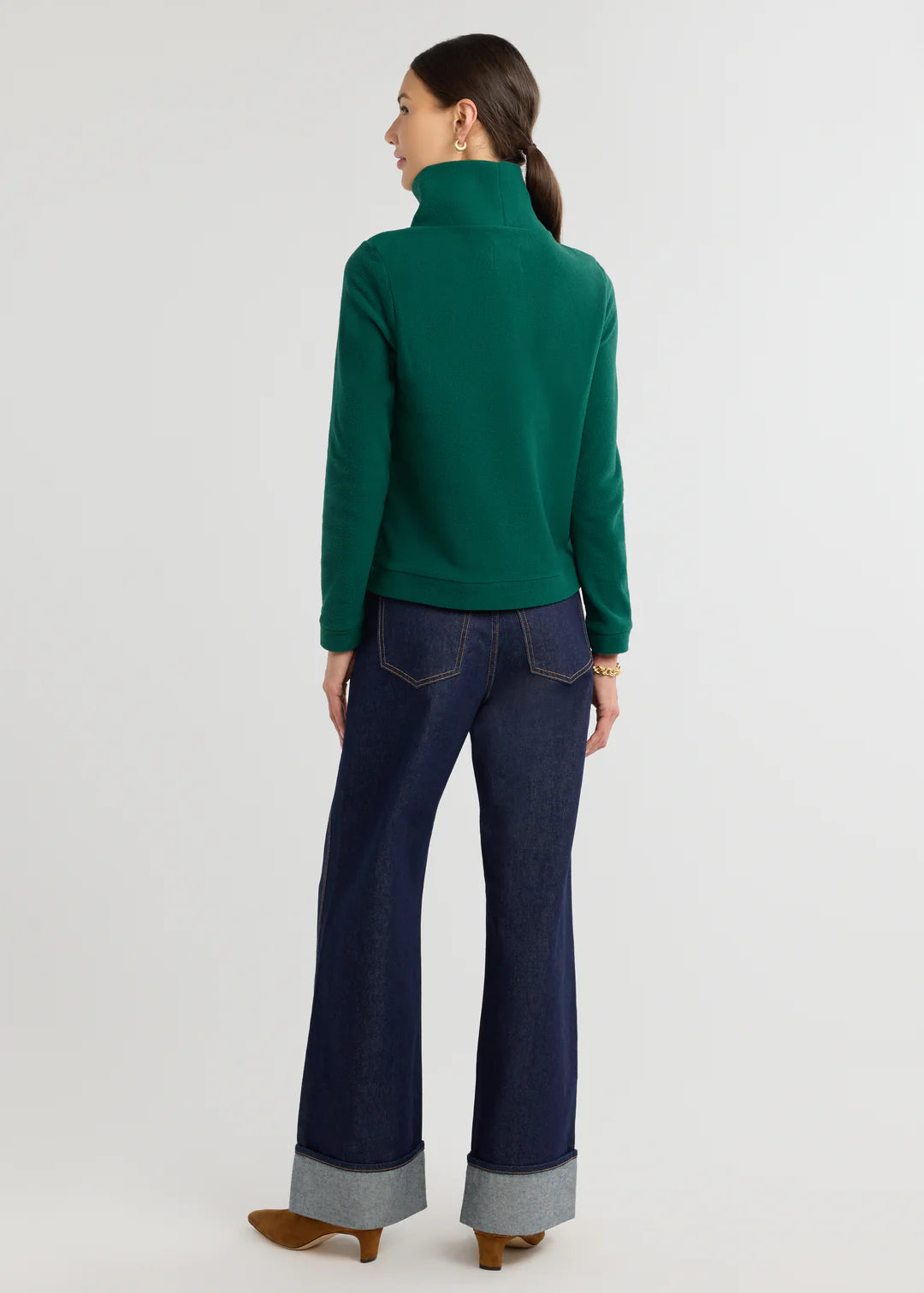 Park Slope Turtleneck- Hunter green