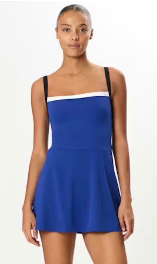 Monah Rigor Dress- Cobalt/Black