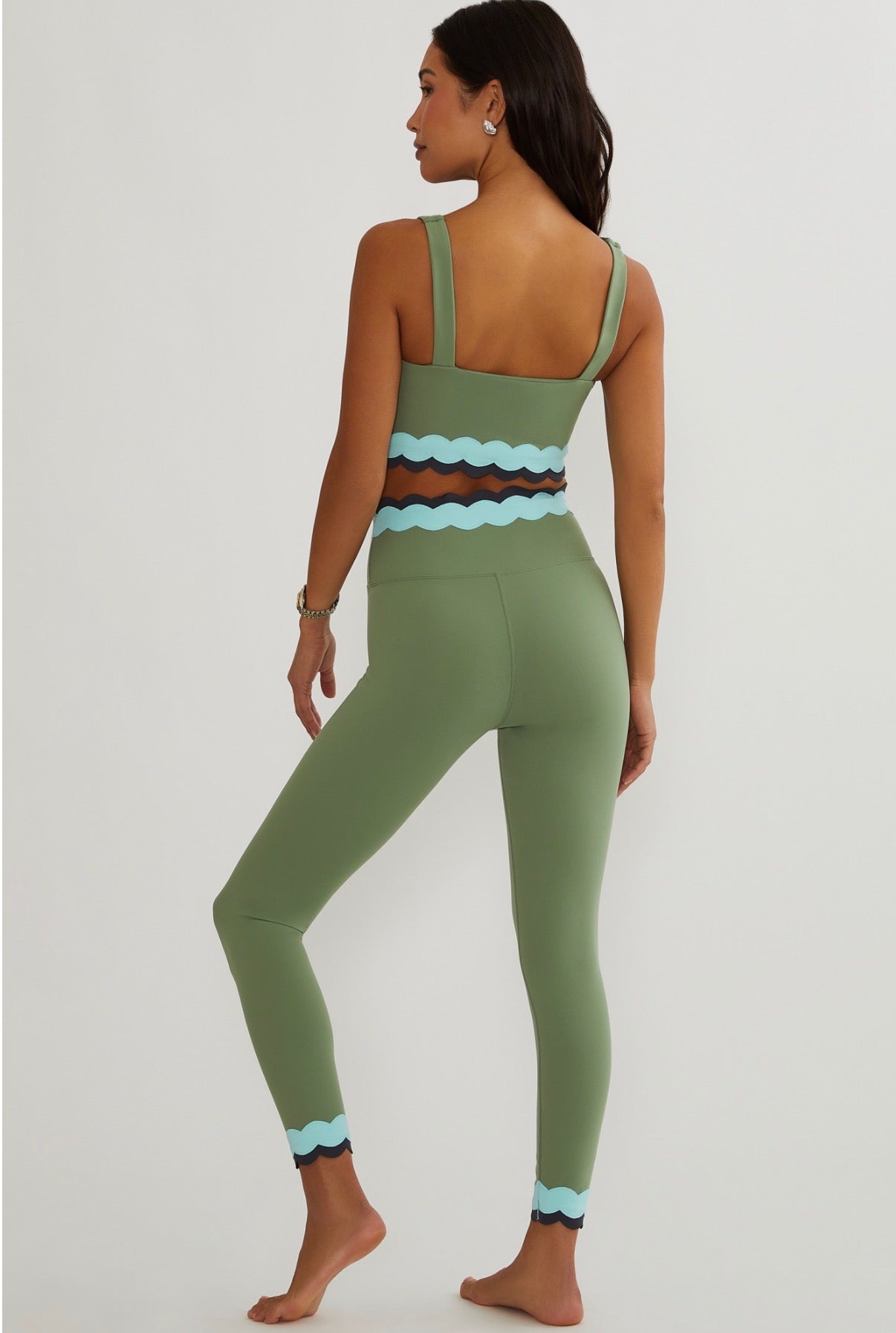 Stacy 7/8 Legging- Sage Mist