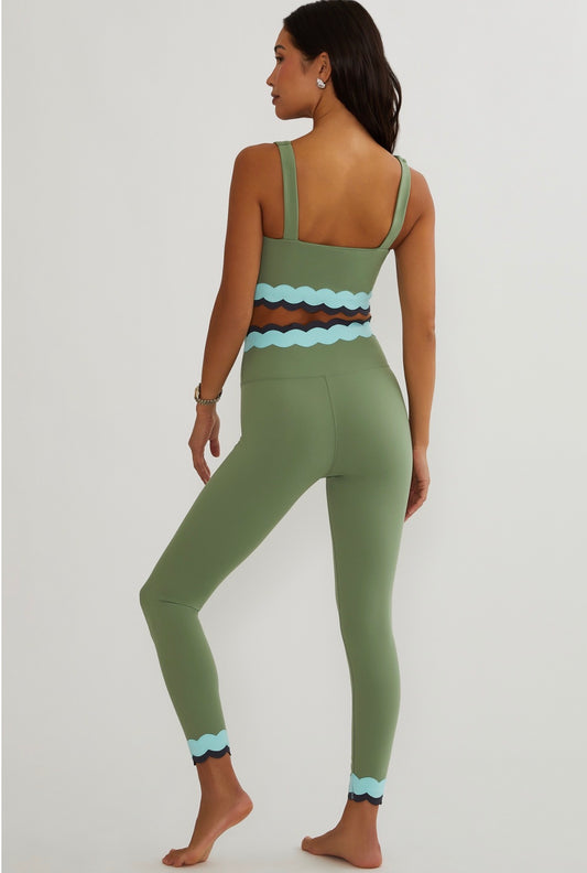 Stacy 7/8 Legging- Sage Mist