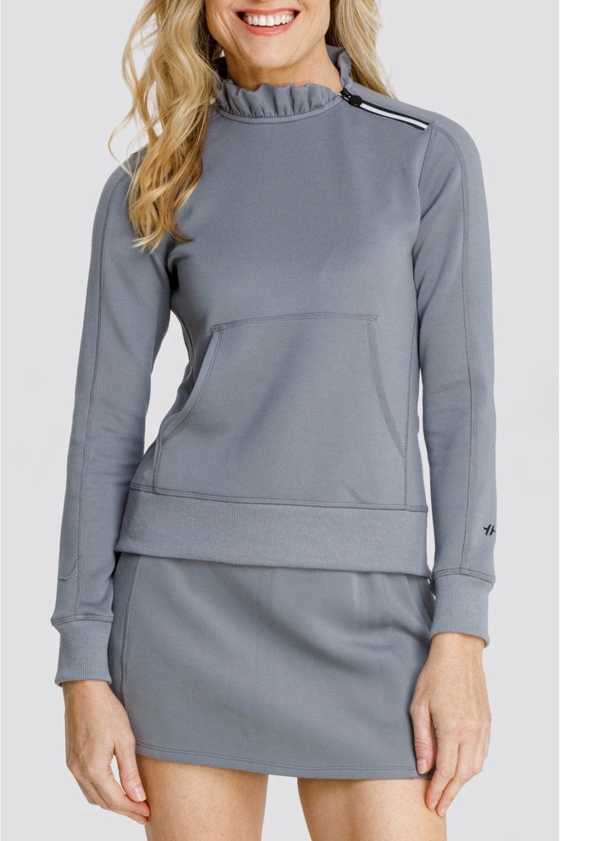 Condoleezza Pullover- Cool Mist