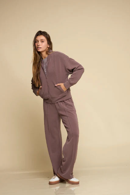 Later On - Wide Leg Pant- Anise