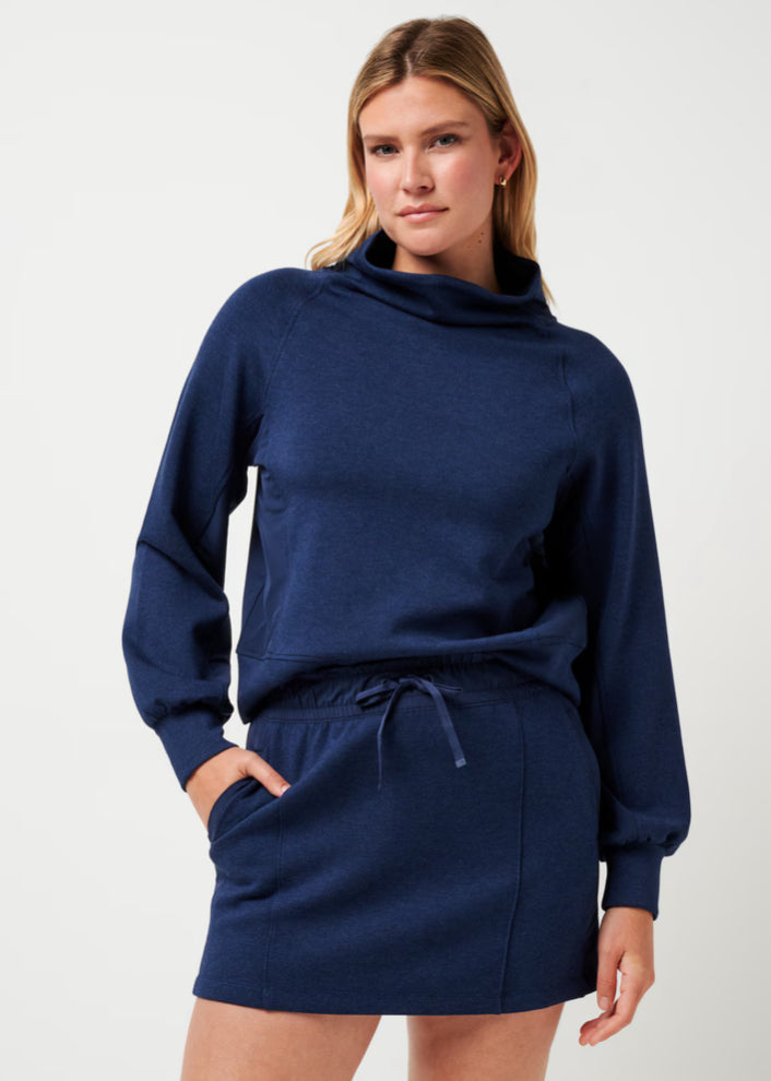 Delightful Funnel Neck Top