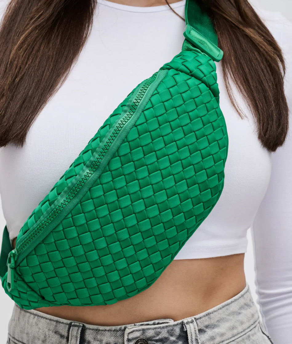 Aim High Belt Bag- Kelly green