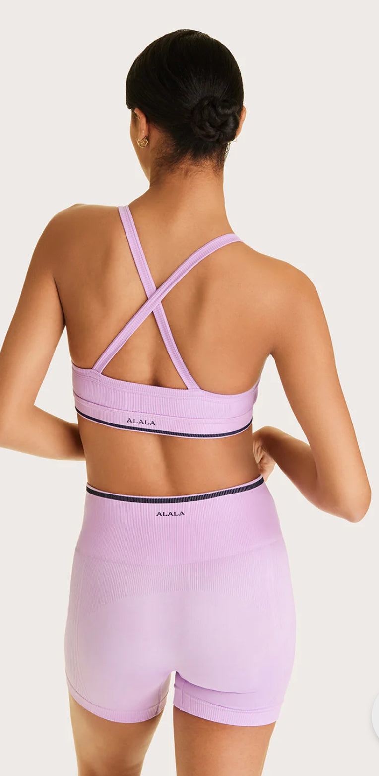 Barre Cami Bra- Lilac