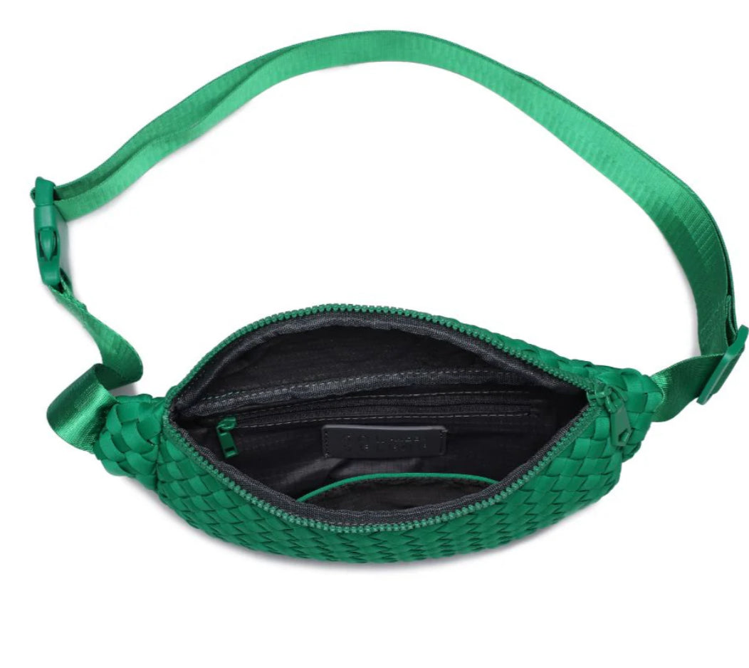 Aim High Belt Bag- Kelly green