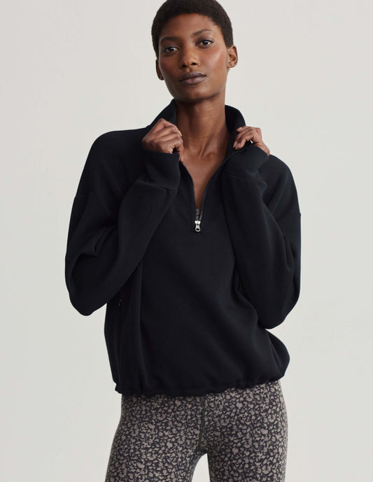 Siam Cropped Half Zip Midlayer