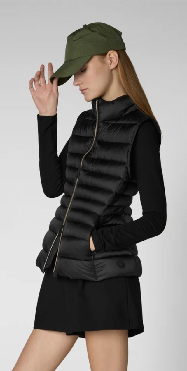 Lynn Puffer Vest- Black