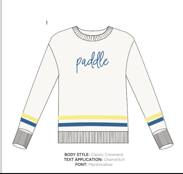 paddle sweater